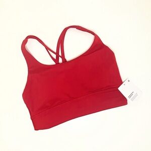 lululemon Energy Longline Bra in Oxford Red